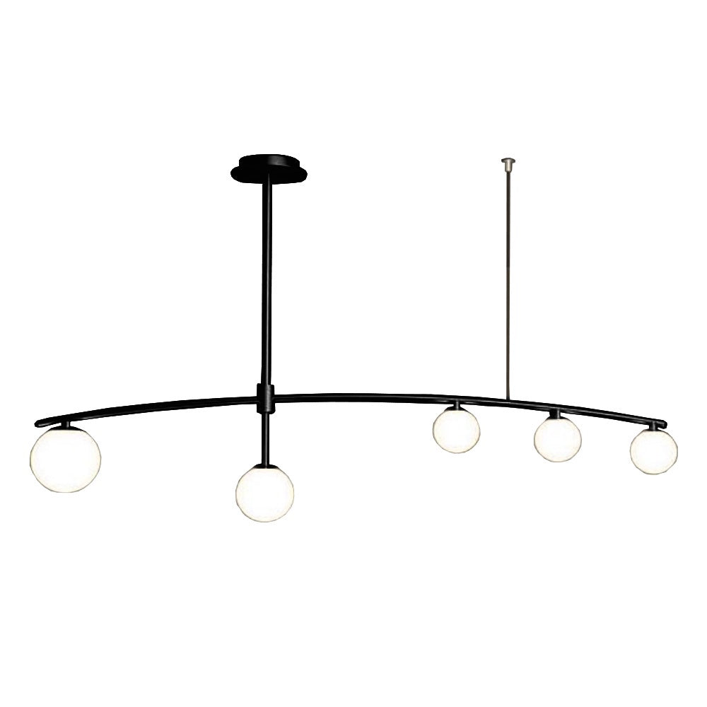 Harper Linear Chandelier - Black HX-CPL037-B