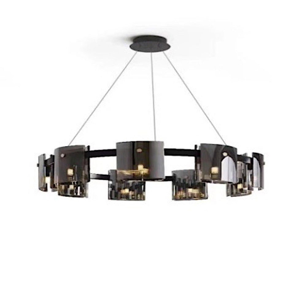Hadley Chandelier - Smoke HX-CPL042R-BG