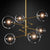 William 6-Light Chandelier - Gold HX-CPL046-G