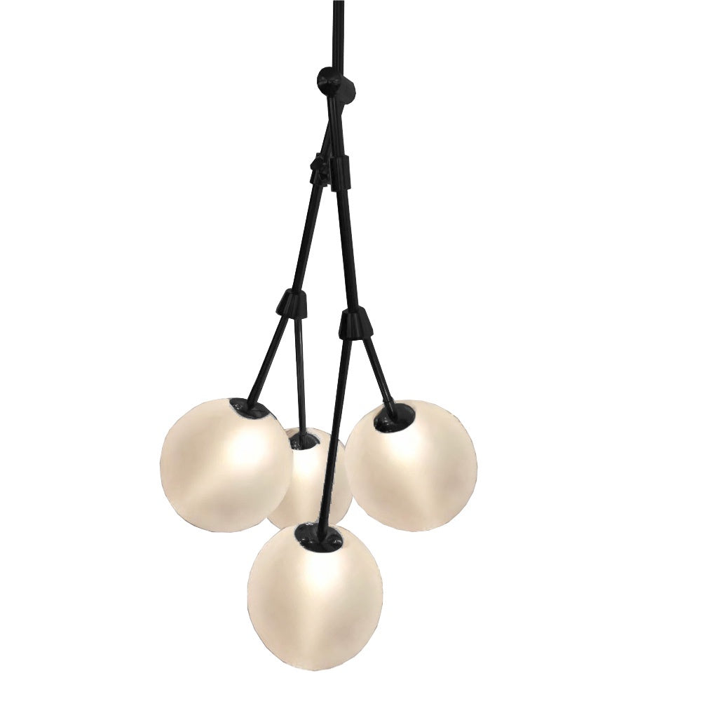 Comber 4-Light Pendant Light - Black HX-CPL062-4-B