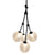 Comber 4-Light Pendant Light - Black HX-CPL062-4-B