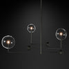 William 3-Light Chandelier - Black HX-CPL146-B