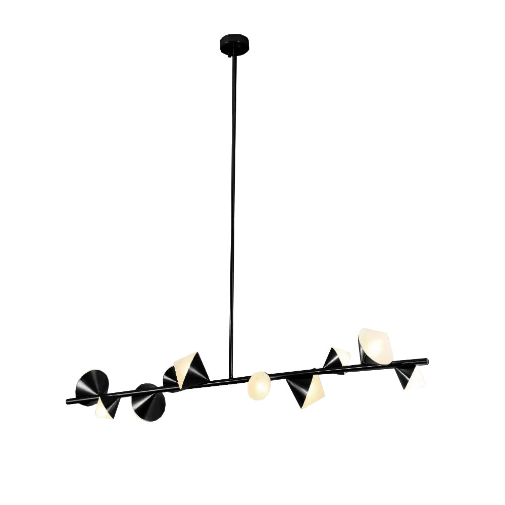 Sayward Linear Chandelier - Black HX-CPL2002B