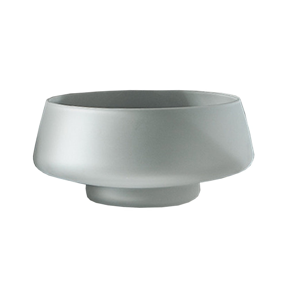 White Frosted Pedestal Bowl HY2021-3-W