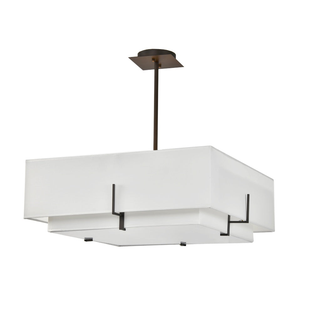 Ivan Square Pendant Light - Coffee I-PL-CSC018-C