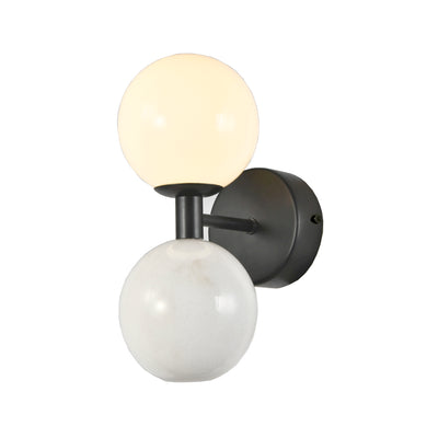 Zora Wall Light - White & Black I-PL-CSW030-B