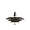 Large Halo Pendant Light - Black I-PL-D350L-B