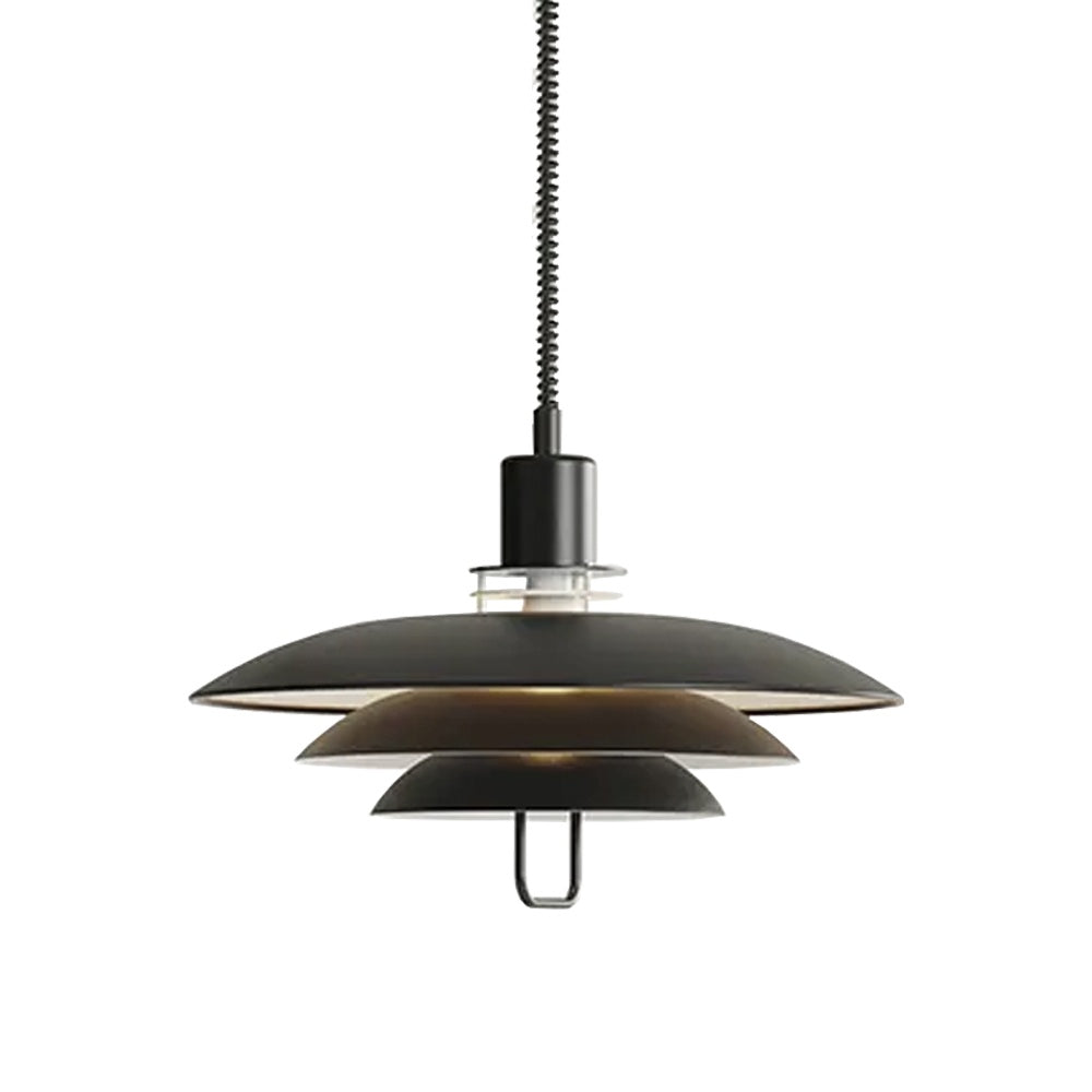 Large Halo Pendant Light - Black I-PL-D350L-B