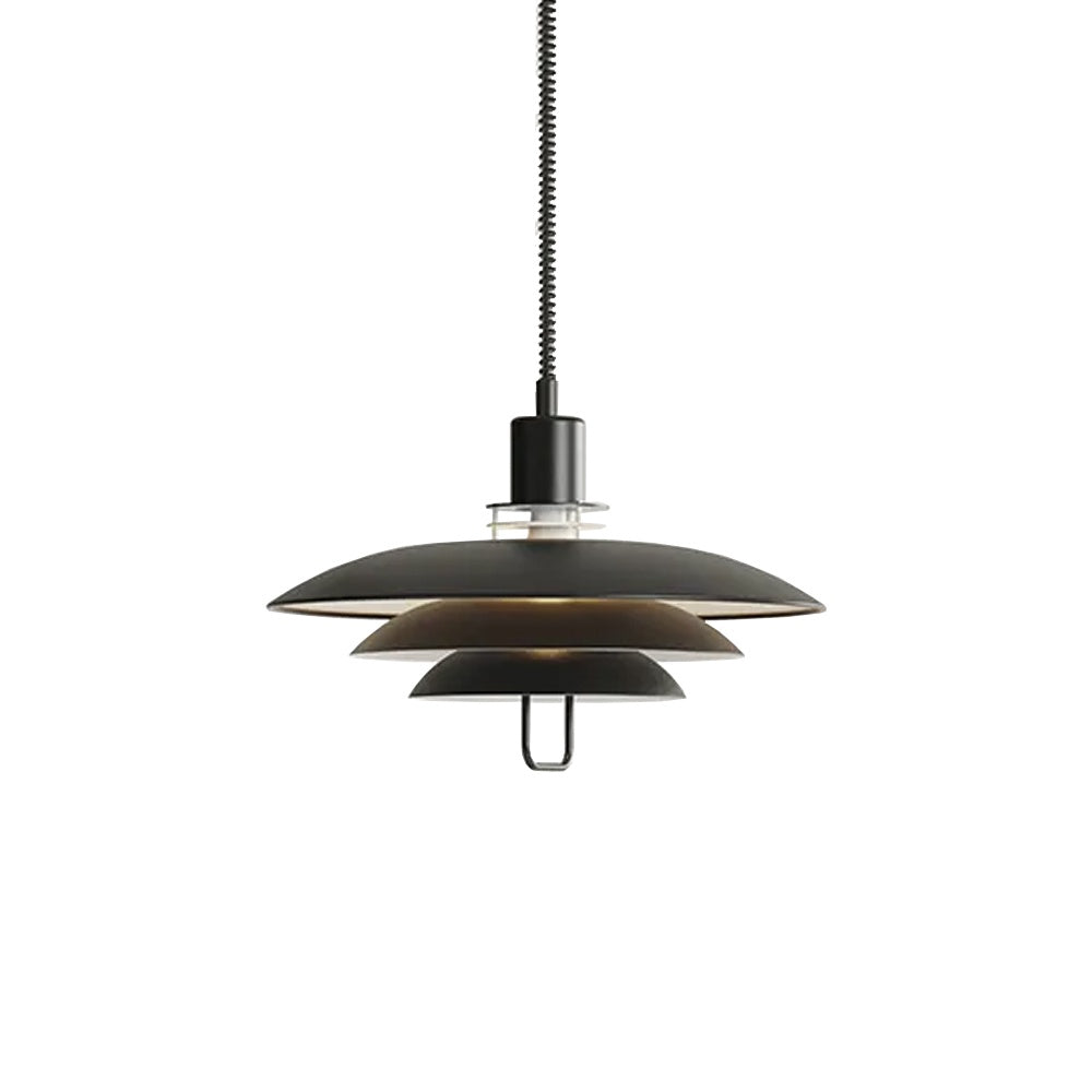 Small Halo Pendant Light - Black I-PL-D350S-B