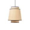 Collette Pendant Light Small - Natural/Black I-PL21126-BLK