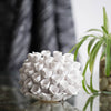 White Ceramic Coral Shaped Candleholder JC0099-WHIT