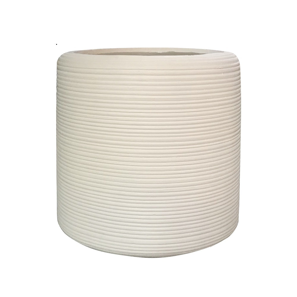 Light Beige Fiber Clay Planter - A JY017R-1-BG - On Sale