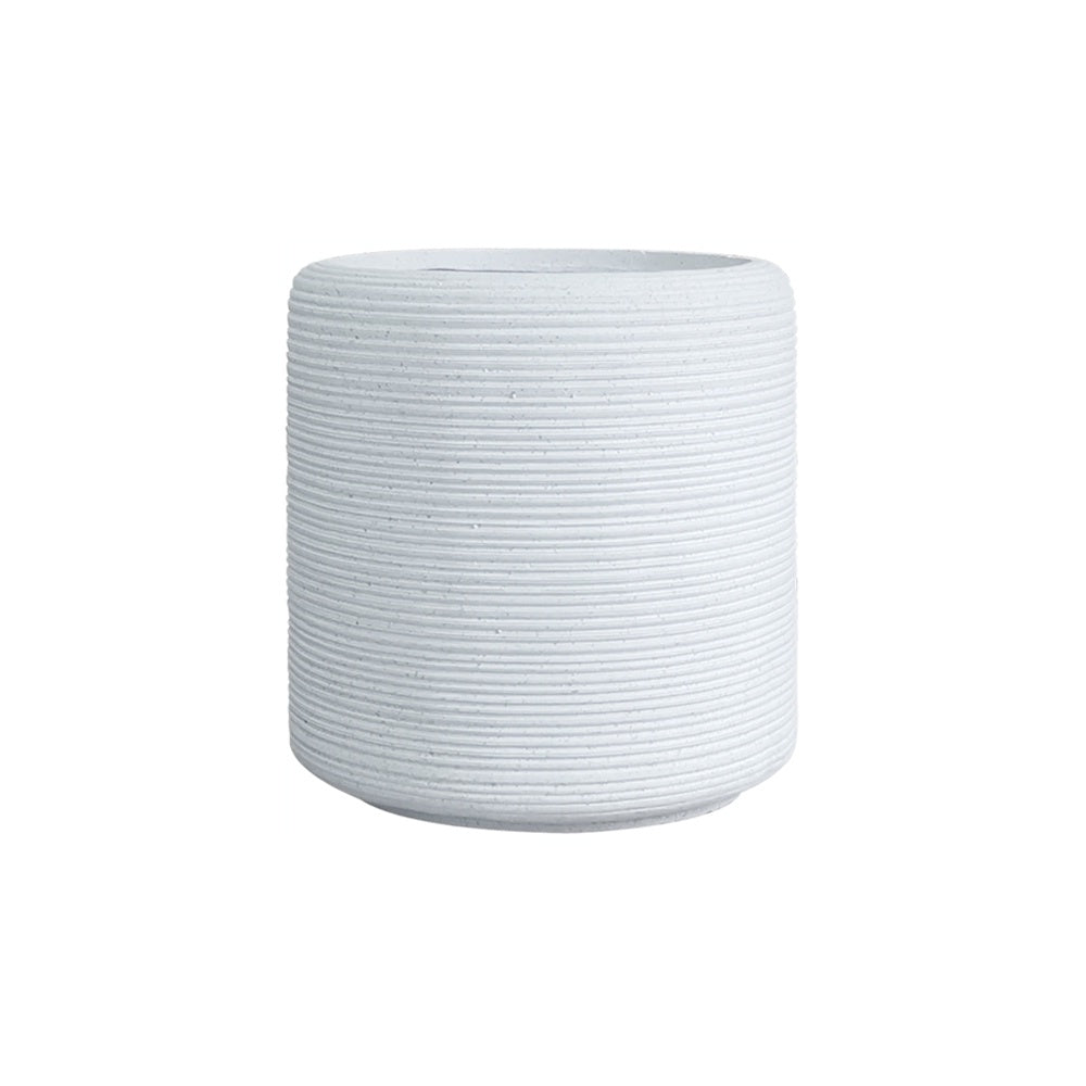 White Fiber Clay Planter - B JY017R-2-W - On Sale