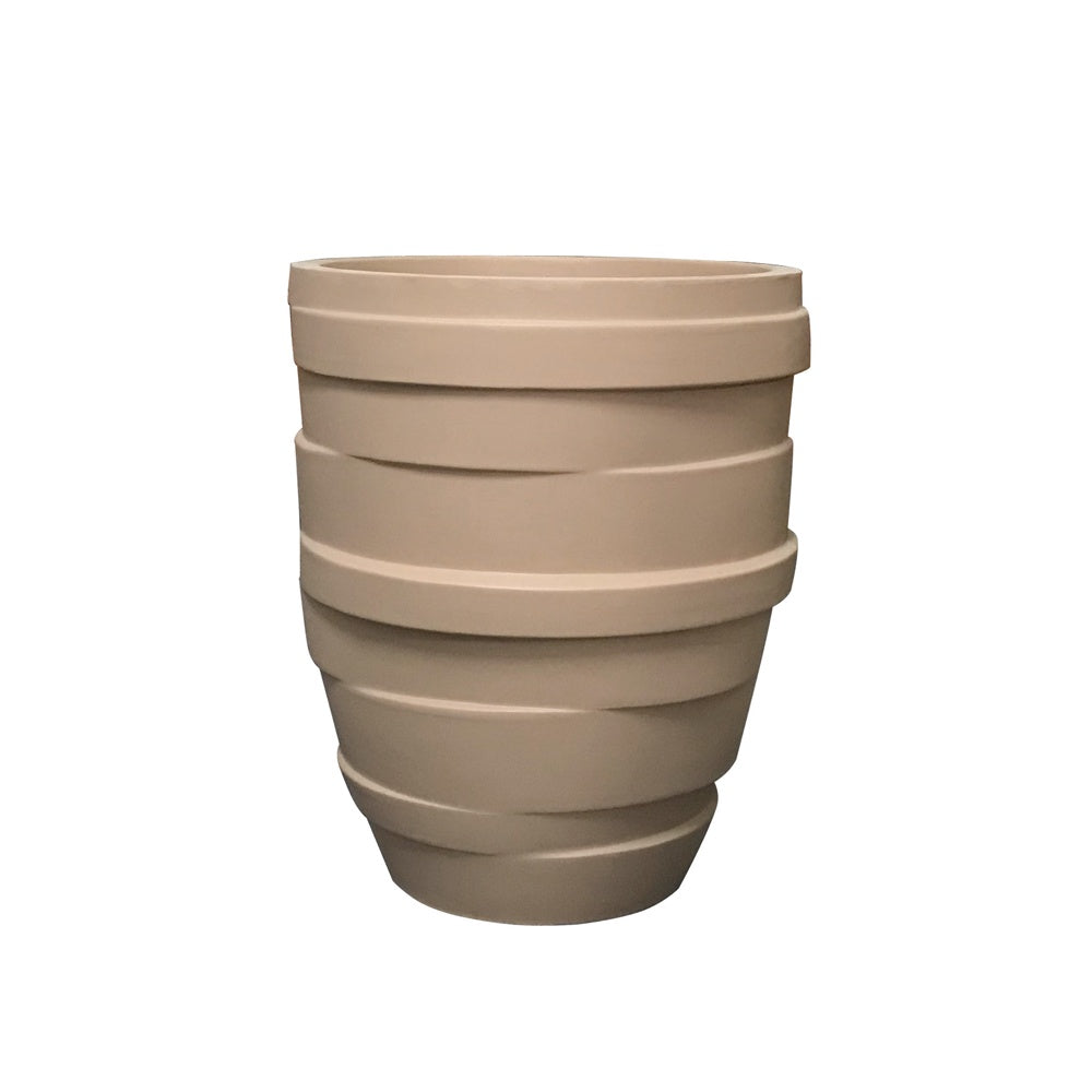 Brown Two-Tone Fiberglass Planter - A JY03052-1-BR - On Sale