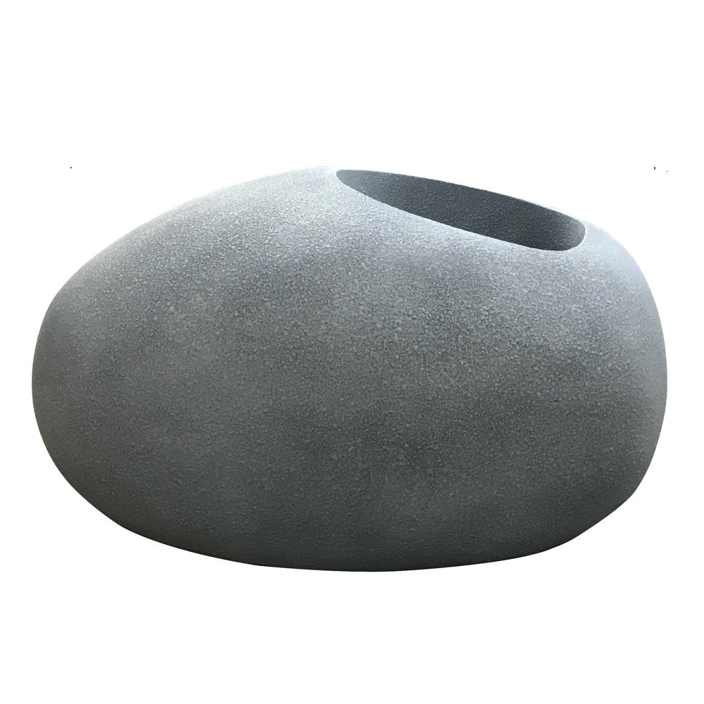 Light Grey Stone-Shaped Planter - X-Large JY03061-D-G - On Sale