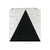 Black & White Fiber Clay Square Planter with Texture - Medium JY03119-M