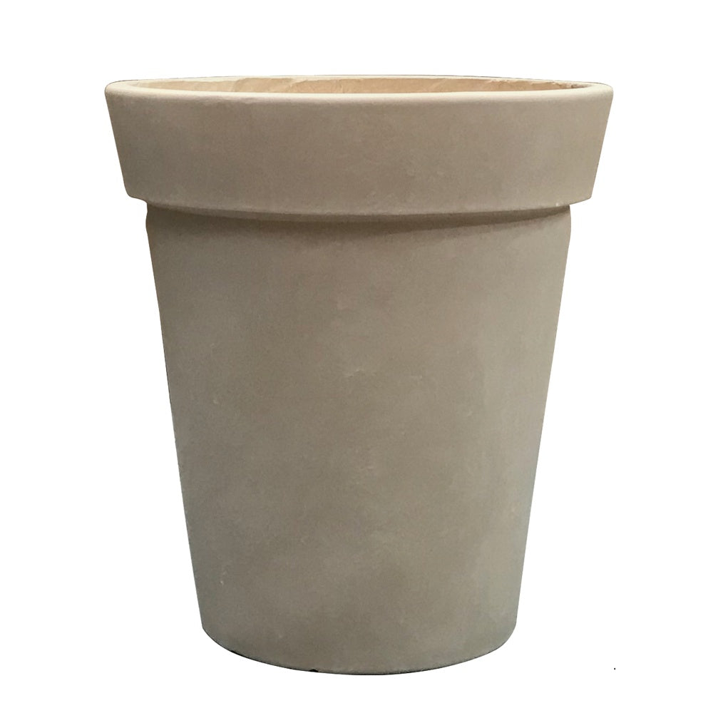 Deep Beige Fiber Clay Planter - Large JY03184-L-DB - On Sale