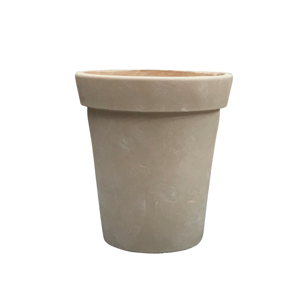 Deep Beige Fiber Clay Planter - Small JY03184-S-DB - On Sale