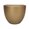 Gold Modern Fiber Clay Planter - Large JY03195-L-GD