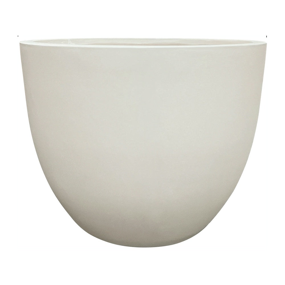 Light Beige Modern Fiber Clay Planter - X-Large JY03195-XL-BG - On Sale
