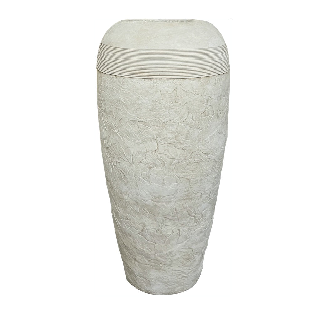Distressed Textured Cement Planter - Tall JY085-1 - On Sale