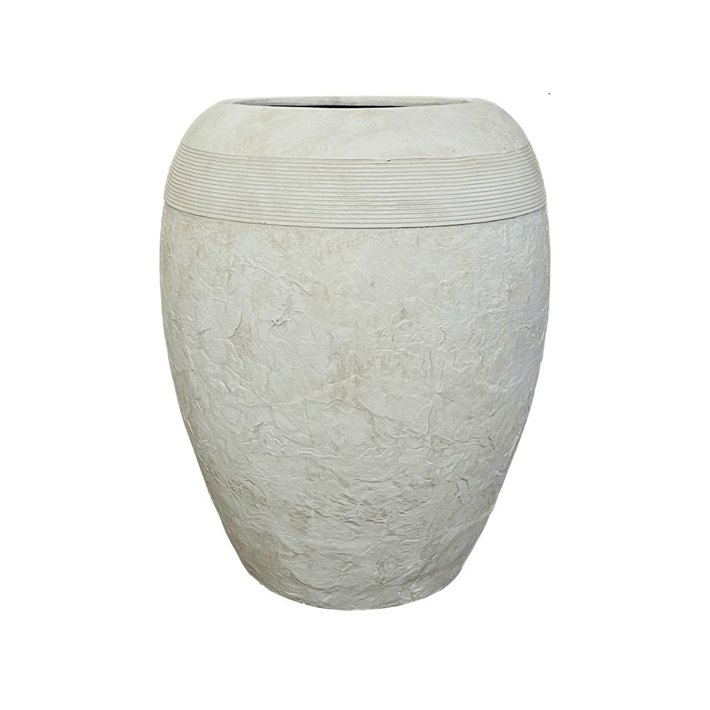 Distressed Textured Cement Planter - Medium JY085-2 - On Sale