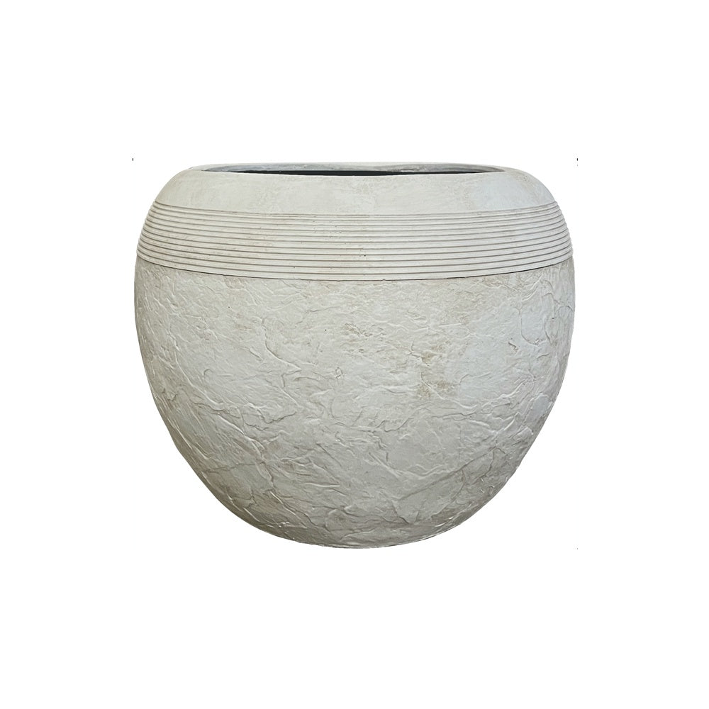 Distressed Textured Cement Planter - Small JY085-3 - On Sale