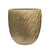 Gold Textured Cement Planter - Large JY10002-L-GD