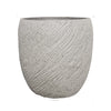 Offwhite Textured Cement Planter - Large JY10002-L-LB