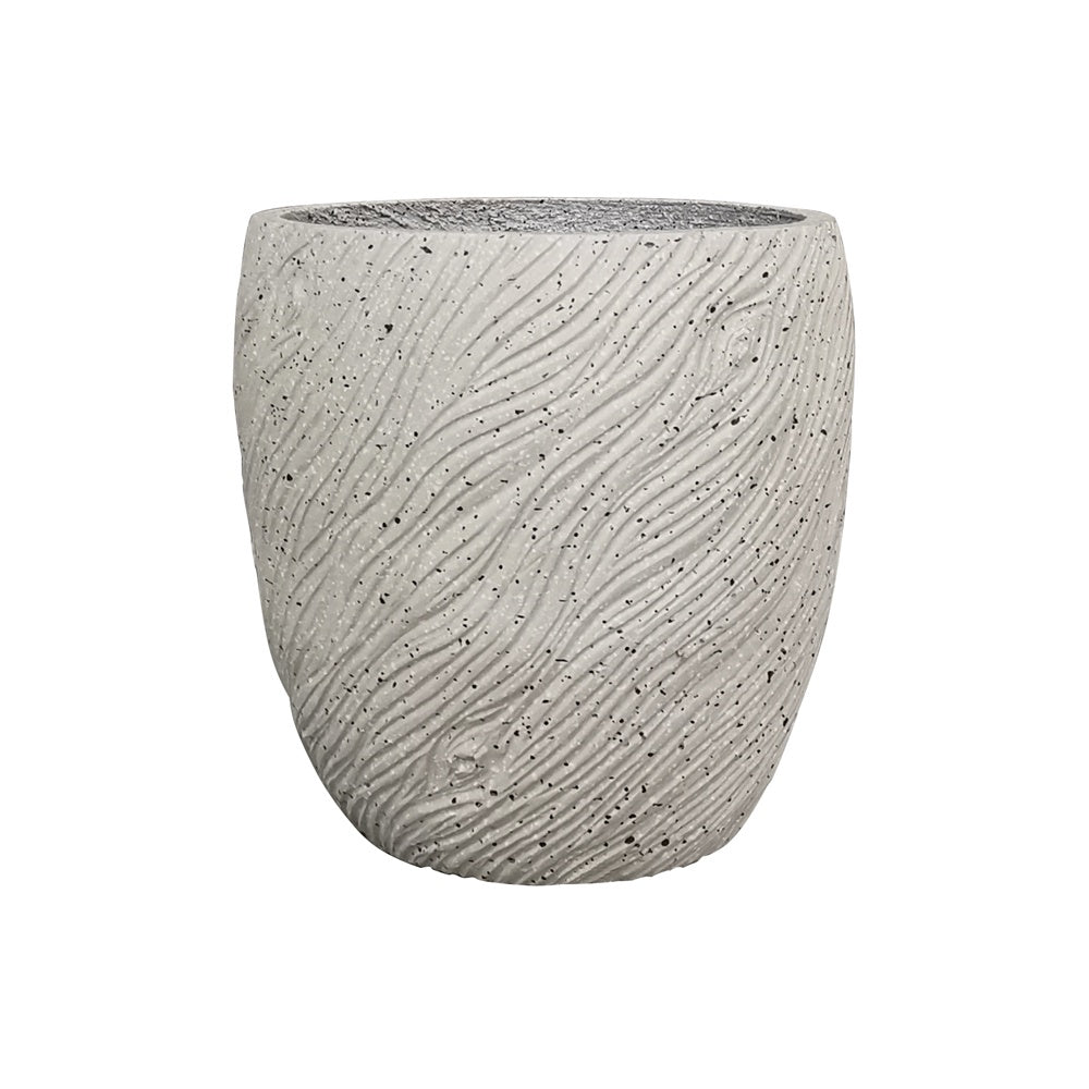 Offwhite Textured Cement Planter - Small JY10002-S-LB - On Sale