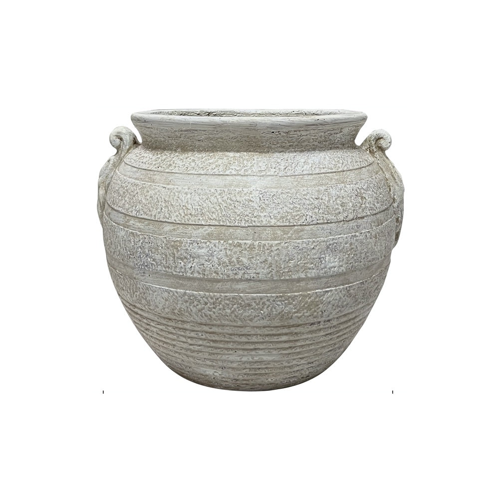 Antique Distressed Cement Planter - Medium JY10004-1 - On Sale