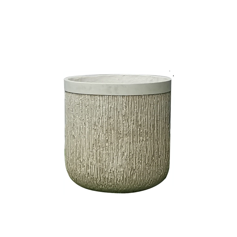 Beige Fiber Clay Planter - Small JY2020-1S-BG - On Sale