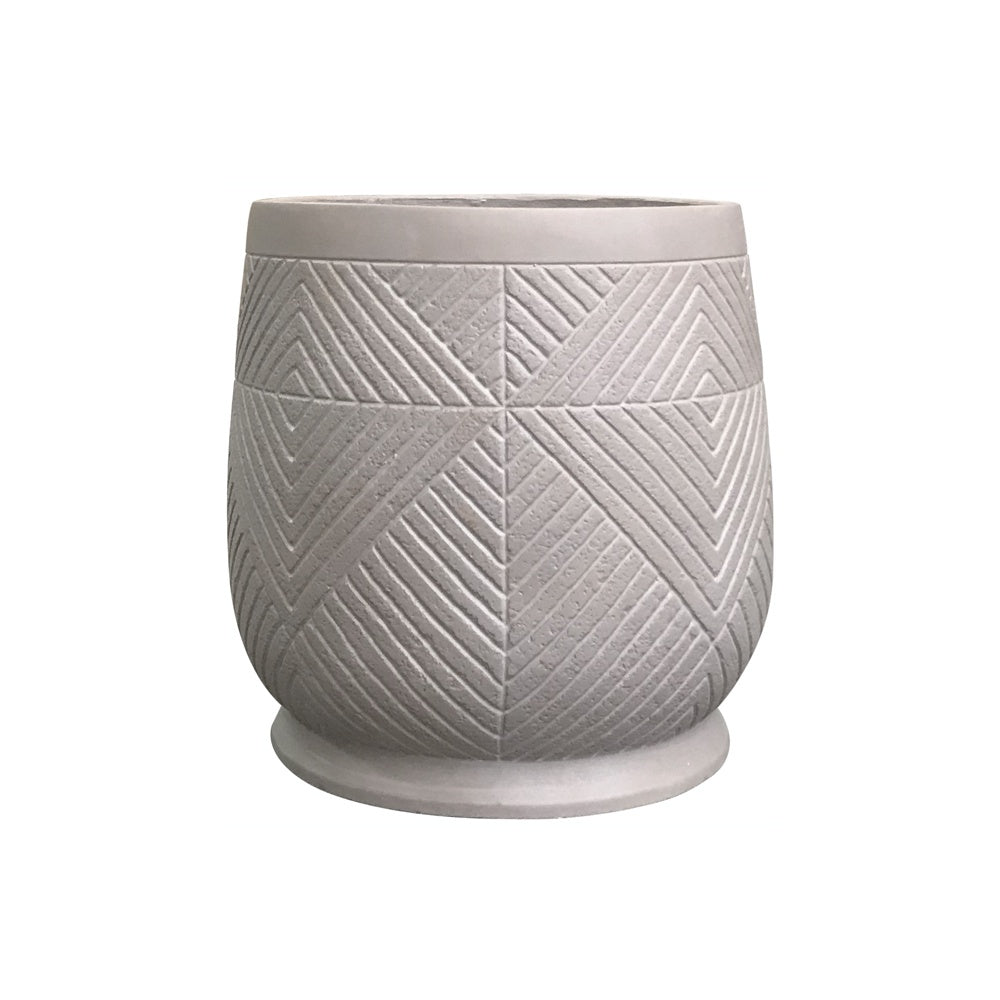 Grey Fiber Clay Planter - Medium JY2020-38M-GR - On Sale