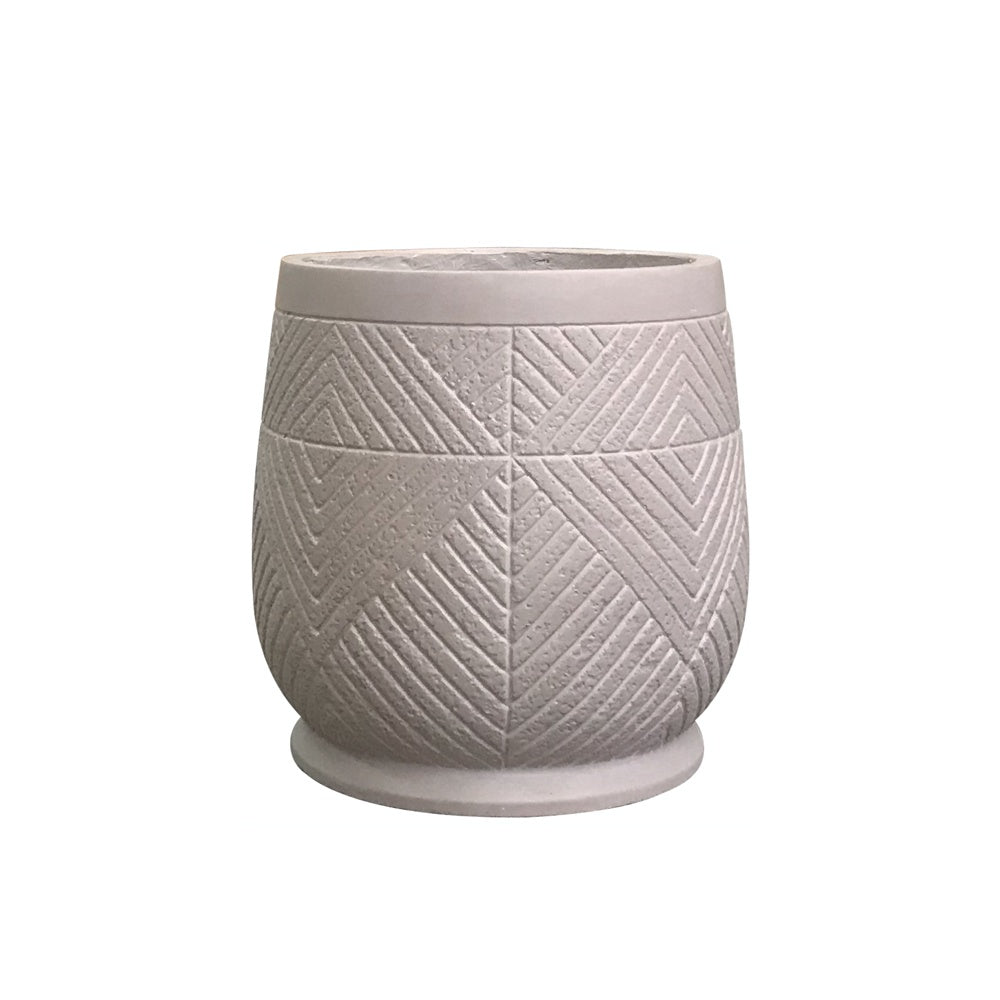 Grey Fiber Clay Planter - Small JY2020-38S-GR - On Sale