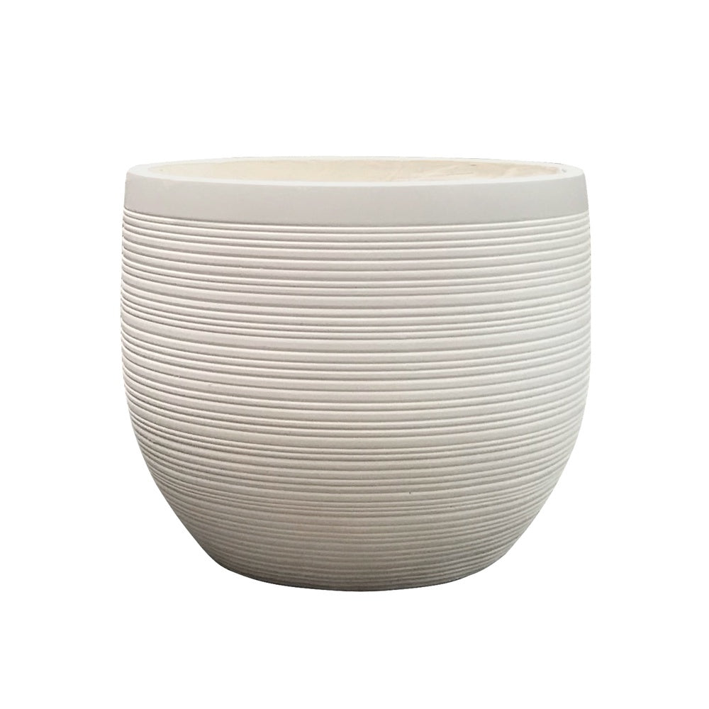 Light Beige Fiber Clay Planter - Small JY2020-52M-BG - On Sale