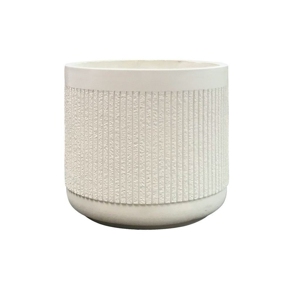 Light Beige Fiber Clay Planter - Large JY2021-36L-BG - On Sale
