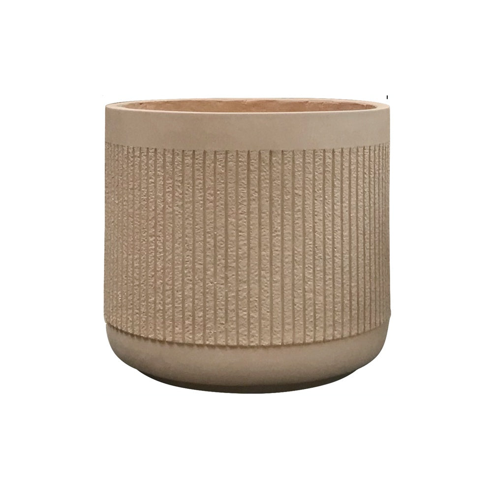 Brown Fiber Clay Planter - Large JY2021-36L-BR - On Sale