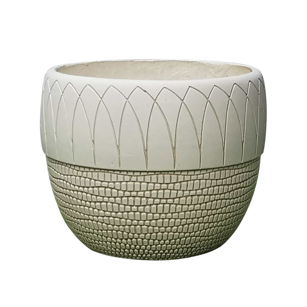 Beige Fiber Clay Planter - Large JY2021-42L - On Sale