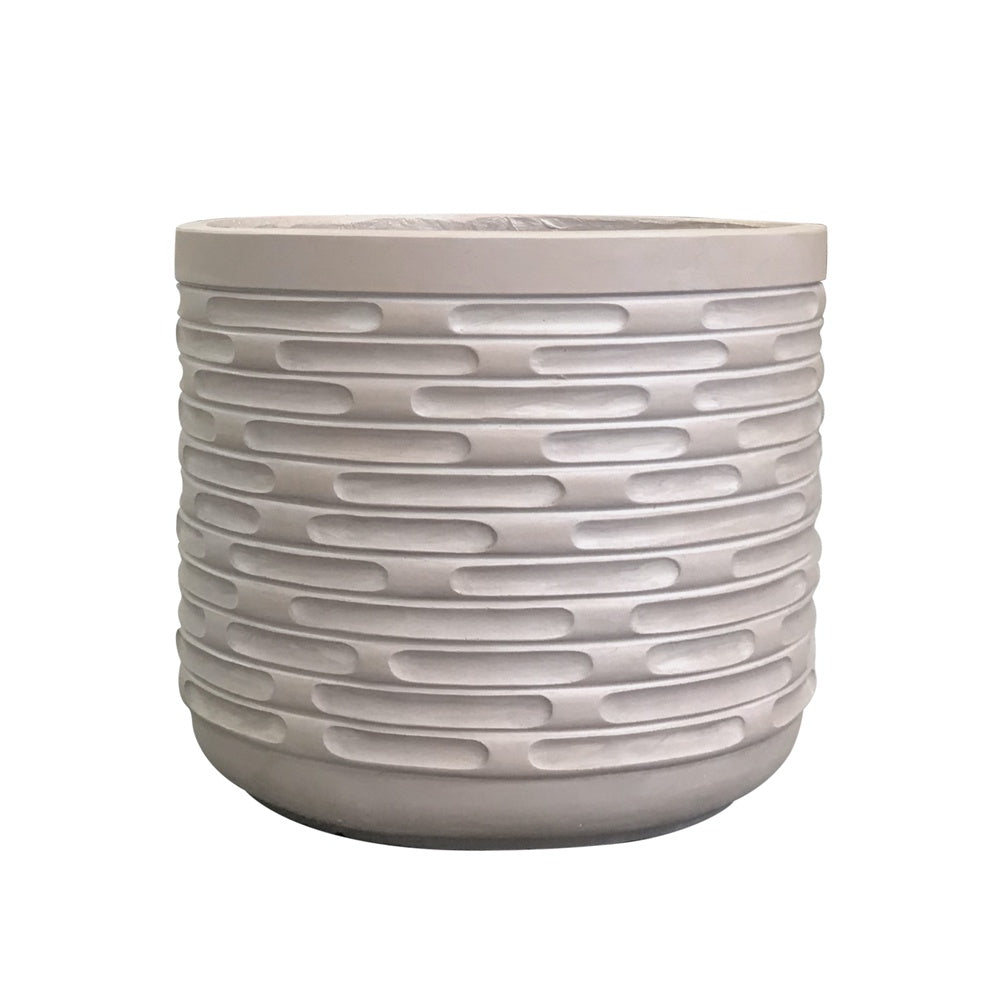 Grey Fiber Clay Planter - Large JY2021-48L-GR - On Sale