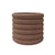 Terracotta Ribbed Fibre Clay Planter - Medium JY2021-50M-C