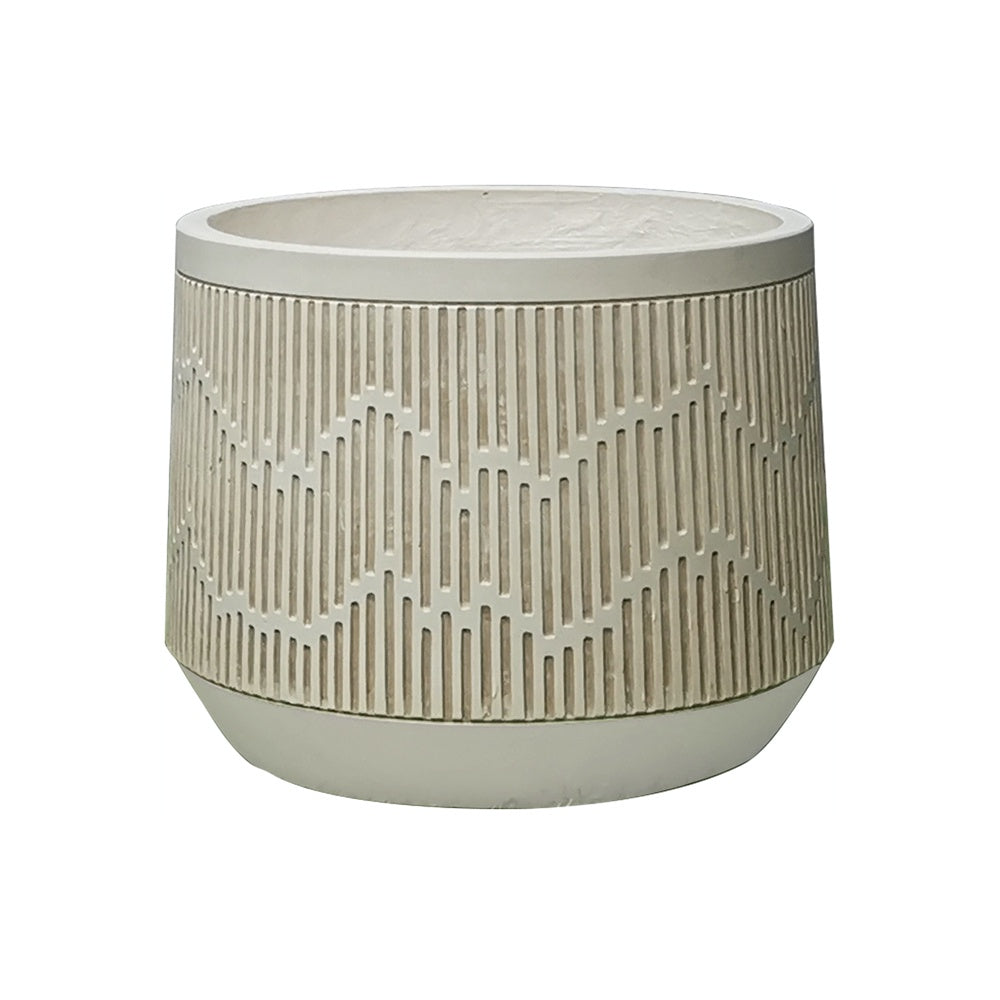 Beige Fiber Clay Planter - Medium JY2021-51M - On Sale