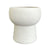 White Textured Fiber Clay Planter - Medium JY2022-78L-WH - On Sale