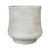 Distressed White Fibery Clay Planter - Large JY2022-81L