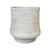 Distressed White Fibery Clay Planter - Medium JY2022-81M