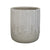 Light Concrete Finish Fiber Clay Planter - Large JY2037-L الغراس