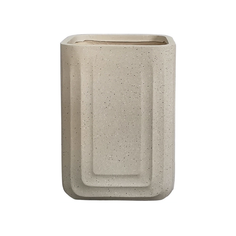 Beige Fiber Clay Planter - Medium JY2046-2 - On Sale