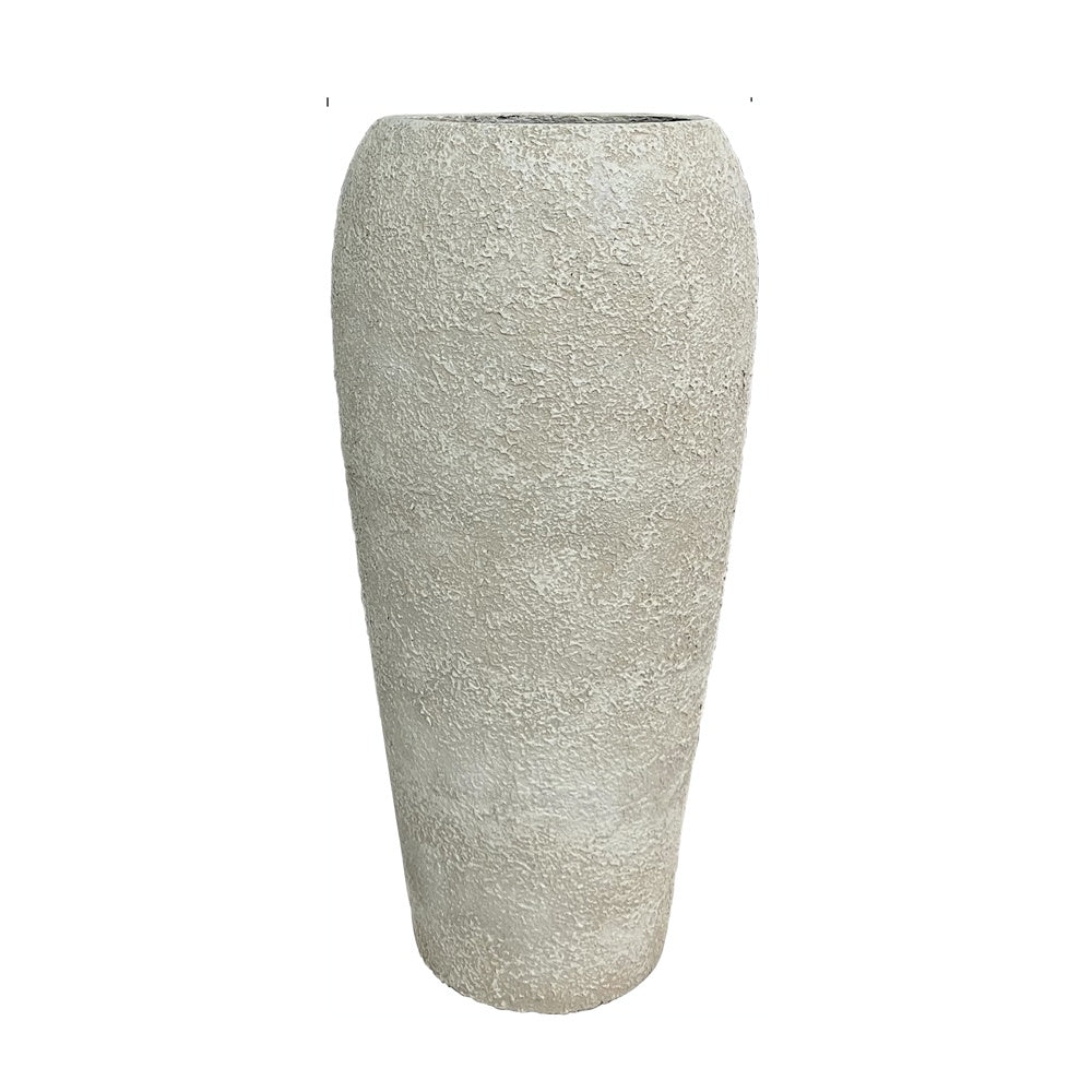 Antique White Cement Planter JY224-1 - On Sale