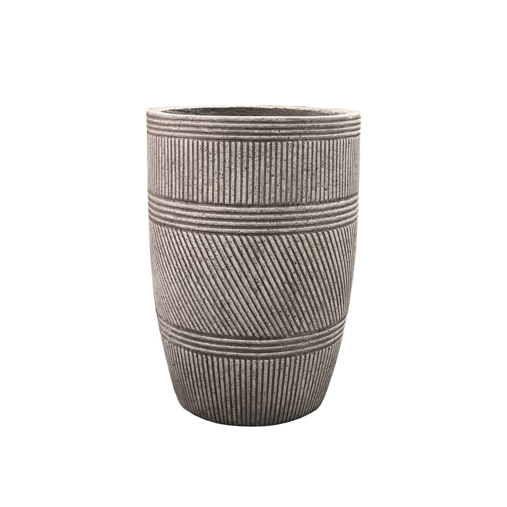 Brown Cement Planter - Small JY237C - On Sale