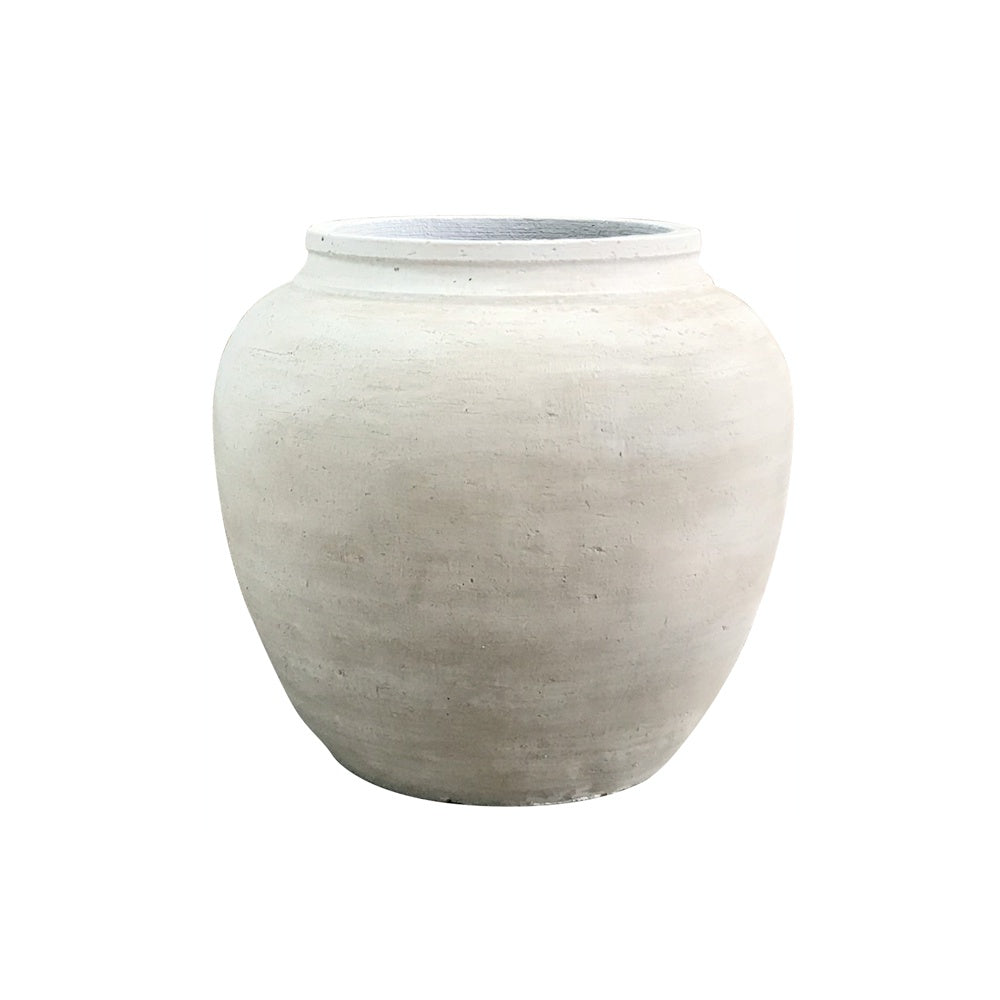 Antique Beige Cement Planter - Large JY274-1 - On Sale