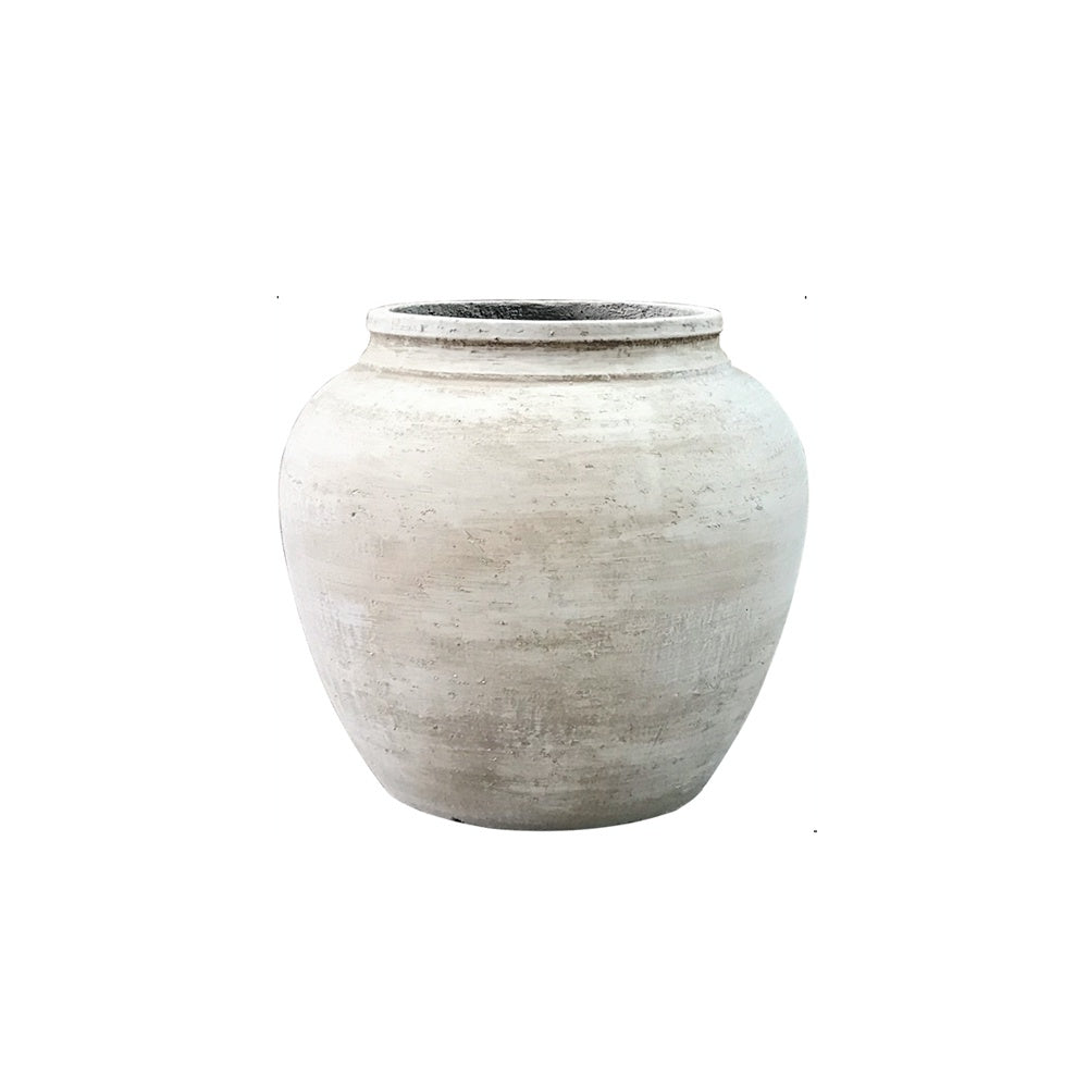 Antique Beige Cement Planter - Small JY274-3 - On Sale